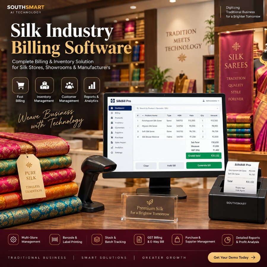 Silk Industry Billing Software